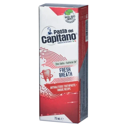 خمیر دندان خوشبو کننده پاستا دل کاپیتانو مدل Fresh Breath حجم 75 میلی‌لیتر
