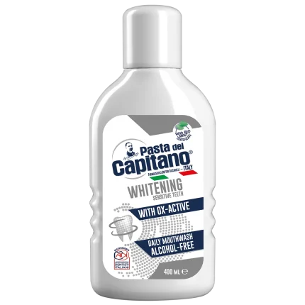 دهانشویه پاستا دل کاپیتانو Sensitive Whitening 400ml